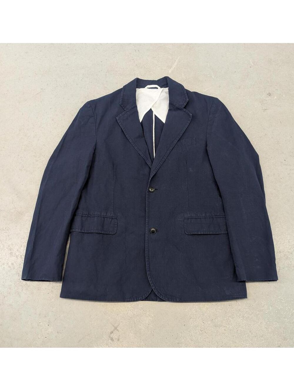 Alex Mill Indigo Garment Dyed Two Button Blazer Jacket